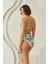 Renkli Branch Flower Kaplı Bikini Takımı 3