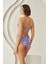 Renkli Bloom Lotus Straplez Tek Üst Bikini 1