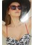 Siyah Beyaz Leaf Pattern Kaplı Bikini Takımı 3