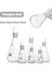 50ML/100ML/150ML/250ML Lodine Şişesi, Toprakta Cam Durdurucu ile Lodine Şişesi Lodine Hacimsel Şişe Üçgen Şişe Kapasite250ML (Yurt Dışından) 1