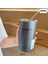 Taşınabilir 600ML Termos Kupası 304 Paslanmaz Çelik Kahve Kupası Termal Sızıntı Dötül Yalıtımlı Su Şişesi Saman Yalıtımlı Şişe Içki Kazanımı600MLGri (Yurt Dışından) 1