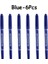 6/12 Pcs Çift Ucu Kalıcı Marker Siyah/mavi/kırmızı Yağ Işaretleyici Kalem Ince Nid Marker Mürekkep Kırtasiye Okulu Ofis Malzemeleri Mavi-6pcs (Yurt Dışından) 1