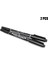 2pcs/set Ince Kalem Ucu Dövme Cilt Işaretleyici Kalem Su Geçirmez Büyük Kapasiteli Çift Başlık Işaretleyici Kalem Siyah/kırmızı/mavi Mürekkep IstasyonaSiyah (Yurt Dışından) 1