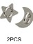2/3/4pcs Metal Moon Star Star Telefon Tahkisi Kendi Kendine Yapışkan Cep Telefonu Çanta Yüzüğü Kalp Telefon Kılıfı Dly Decorativecolor2pcs Yin Star (Yurt Dışından) 1