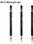1/8 Pcs Set 2.0 mm Mekanik Kalem Seti 2b Çizim, Yazma, El Sanatları, Sanat Eskiz Için Siyah Kurşun Çekirdeği ile Otomatik Kalem3 Siyah (Yurt Dışından) 1