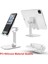 Üç Bölüm Katlanabilir Masa Cep Telefonu Tutucu iPhone Için iPad Tablet Esnek Ayarlanabilir Tembel Telefon Tutucusu Abs MalzemeBeyaz (Yurt Dışından) 1
