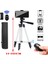 Akıllı Telefon Için Tripod Hafif Kamera Tripod Standı ile Bluetooth Selfie Uzak Telefon Tutucusu iPhone 14COLOR Için Video FotoğrafçılığıGümüş (Yurt Dışından) 1