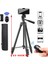 Akıllı Telefon Için Tripod Hafif Kamera Tripod Standı ile Bluetooth Selfie Uzak Telefon Tutucusu iPhone 14COLOR Için Video FotoğrafçılığıGümüş (Yurt Dışından) 1