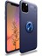 Newface iPhone 11 Pro Kılıf Range Yüzüklü Silikon - Mavi 1