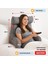 Comfortplus Tv Yastığı Kollu Okuma Yastığı, Sırt Destek Yastığı, Üçgen Yastık, Bel Yastığı Pembe 2