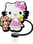 1-12PCS Miniso Hello Kitty Saman Kapak KAPAĞI10MM Içecek Saman Tapası Yeniden Kullanılabilir Sıçrama Kanıtı Içme Fit Kupa Saman Kapağı Takılar Kolye 1PCS-10MM (Yurt Dışından) 1