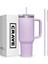 Kapak ve Saman ile 40OZ Tumbler L Yeniden Kullanılabilir Dökülme Geçirmez Çift Duvar Yalıtımlı Paslanmaz Çelik Su Şişesi Seyahat MugcolorPembe Alacakaranlık (Yurt Dışından) 1