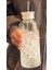 Temiz Cam Cam Saman Kupası Çift Kapaklı Sızdırmaz Kapak Yeniden Kullanılabilir Cam Içecek Şişe Süt Şişesi Markercolor700ML Şeffaf (Yurt Dışından) 1