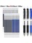 43 Pcs Jel Pens Derlemeleri Set Kattırlıklı Katılık Yazılıcı Yazma Kalem Siyah/kırmızı/mavi Mürekkep 0.5mm Beyin Pen Ofis Okul Malzemeleri Siyah Mavi Set-43 Pc (Yurt Dışından) 1
