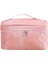 Pembe Bölmeli Aynalı Seyahat ve Kişisel Bakım Çantası 1