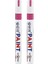 2pcs li Kalıcı Boya Kalemi li Lastik Işaretleri Kauçuk Araç Lastik Sırt Işaretçileri Pens Metal Kayalar Için Hızlı Kuru Su Geçirmez 2 Kırmızı (Yurt Dışından) 1