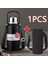 2000ML Termal Su Şişesi Saman Paslanmaz Çelik Termos Şişesi ile Büyük Kapasite Soğuk ve Sıcak Su Şişesi Spor Termos Kupası Kapasite1580MLÇanta Kupası ile Siyah (Yurt Dışından) 1