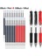 43 Pcs Jel Pens Dolumlar Set Set Stattyery Büyük Kapasite Yazma Kalem Siyah/kırmızı/mavi Mürekkep 0.5mm Beyin Pen Ofis Okul Malzemeleri Siyah Kırmızı Set-43 Pcs (Yurt Dışından) 1