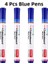 4pcs/set Silinebilir Manyetik Beyaz Tahta Işaretçisi Kalem Kara Tahta Işaretçisi Tebeşir Cam Seramik Ofis Okul Sanat Markası Istasyona4 Adet Karışım leri (Yurt Dışından) 1