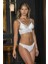 Ekru Dantel Işlemeli Bayan Bralet ve Slip Takım 1