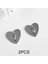 2/3/4pcs Metal Moon Yıldız Telefon Tahkili Kendi Kendinden Yapışkan Cep Telefon Kasa Çürük Yüzüğü Kalp Telefon Kılıfı Dly Dekoratif 2pcs Yin Heart (Yurt Dışından) 1