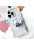Mermer Desen Kristal Cam Telefon Tutucusu Katlanabilir Cep Telefonu Soketi Kristal Cam Telefon Tutamakları P186-3 (Yurt Dışından) 1