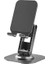 Ipad iPhone Için Katlanabilir Metal Tablet Tutucu Cep Telefonu Masaüstü Standı Samsung Masa Sahibi Ayarlanabilir Masa Akıllı Telefon StandcolorSiyah (Yurt Dışından) 1