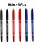 6/12 Pcs Çift Ucu Kalıcı Işaretçi Siyah/mavi/kırmızı Yağ Marker Kalem Ince Nid Marker Mürekkep Kırtasiye Okulu Ofis Malzemeleri SaldırıMix-6pcs (Yurt Dışından) 1
