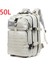 30L/50L 1000D Naylon Su Geçirmez Trekking Balıkçı Av Çantası Sırt Çantası Açık Sırp Çekişleri Taktik Spor Kampı Yürüyüş Renk: Beyaz (50L) (Yurt Dışından) 1
