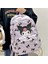 2024 Sanrio Sevimli Kuromi Melody Cinnamoroll Büyük Kapasiteli Sırt Çantası Erkek Kızlar Karikatür Hello Kitty Kawaii Canvas Schoolbagcolor: 1 (Yurt Dışından) 1