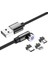 Floveme 540 Dönebilen Miknatisli USB Sarj Kablosu 3 Baslik(Iphone+Type-C+Micro 1m-( - EMY7473-5383 2
