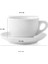 Verona Porselen Cappuccino Fincan ve Tabak Takımı - 180 ml 2