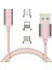 Iphone Type-C Android 3 Başlık Manyetik Şarj USB KABLOSU-(5775) - EMY4085-6316 1