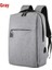 Moda Açık Yeni Dizüstü Bilgisayar USB Sırt Çantası Okul Çantası Sırt Çantası Rucksack Önleyici Hırsızlık Erkekler Backbag Seyahat Gün Çantaları Erkek Eğlence Sırt Çantası Renk: Gri (Yurt Dışından) 1