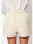 Keten Karışımlı Bej Şort 1410128-70039 8