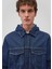 Eddie Kolej Koyu Mavi Denim Jean Ceket 0110411-88556 6