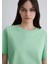 Yeşil Crop Basic Tişört 1613072-71759 6