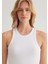 Halter Yaka Beyaz Basic Atlet 1612462-620 7