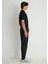 Beli Lastikli Siyah Jogger Pantolon 0010190-900 6