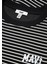 Mavi Logo Baskılı Çizgili Siyah Sweatshirt 1S10100-85143 7