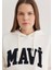Mavi Logo Patchli Beyaz Sweatshirt 1S10175-80194 6