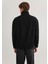 Yarı Fermuarlı Antrasit Denim Sweatshirt 0211137-900 6