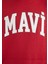 Mavi Logo Baskılı Kapüşonlu Kırmızı Sweatshirt 067149-86417 7