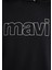 Mavi Logo Baskılı Kapüşonlu Siyah Sweatshirt 065606-900 7