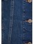 Daisy Casual Vintage Koyu Mavi Jean Ceket 1113632061 7