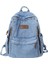 Okul Trend Öğrenci Kot Pantolon Çantası Çok Kapasiteli Sırt Çantası Mochila De Escola Feminina 2023 Color: Koyu Mavi Için Denim Moda Sırt Çantaları (Yurt Dışından) 1
