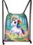 Renkli Unicorn Sırt Çantaları Karikatür Unicorn Erkek Kızlar Drawstring Çantalar Çocuk Okul Sırt Çantası Kitap Çanta Ayakkabı Tutucu Okul Malzemeleri Renk: SKDDJS05FX (Yurt Dışından) 1