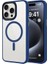 iPhone 15 Pro Max Kılıf Şık Tasarımlı Wireless Şarj Özellikli Treno Magsafe Kapak 1