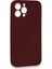 Newface iPhone 13 Pro Max Kılıf Lansman Legant Silikon - Bordo 3