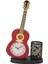 Gitar Çalar Saat Çok Işlevli Dekoratif Sağlam Gitar Saati Kalem Tutucu Kalemtıraş Ev Masası Için (Yurt Dışından) 1